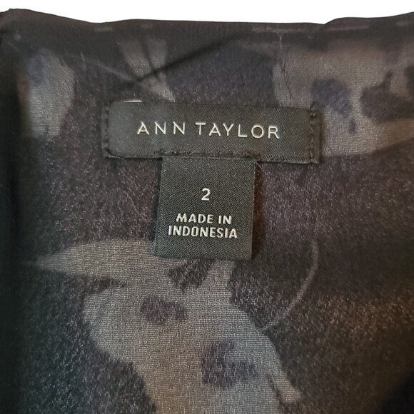 Ann Taylor Poppy Ruffle Sleeve Shift Dress Size 2 - Picture 4 of 9